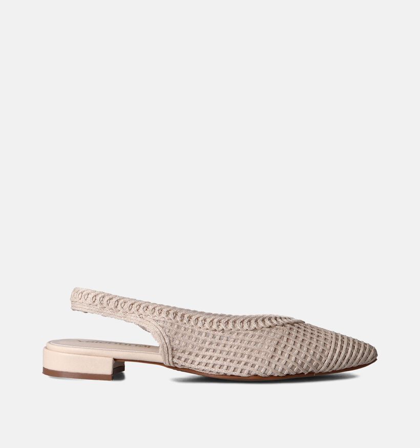 Valentina Ecru Slingback ballerina's voor dames (357668)