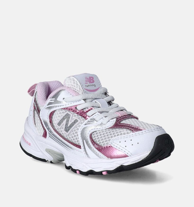 New Balance 530 Witte Sneakers voor meisjes (353448) - geschikt voor steunzolen