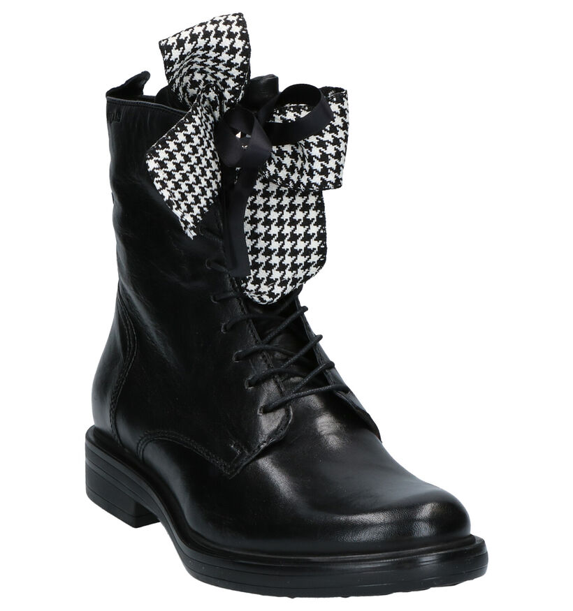 Mjus Zwarte Boots in leer (258282)