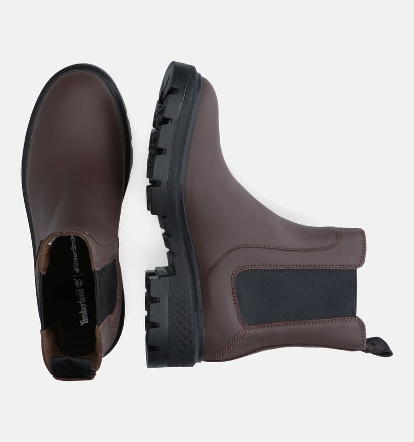 Timberland Cortina Valley Bottines Chelsea en Brun en cuir (313450)