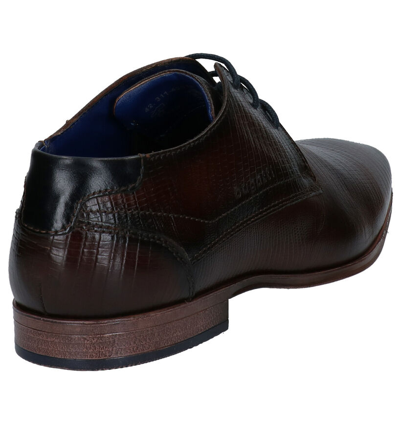 Bugatti Chaussures classiques en Marron en cuir (281785)