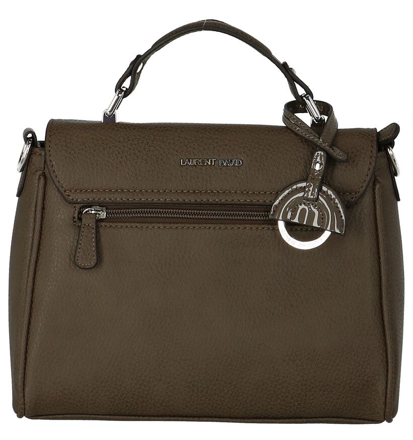 Taupe Crossbody Tas Laurent David Camille in imitatieleer (230061)