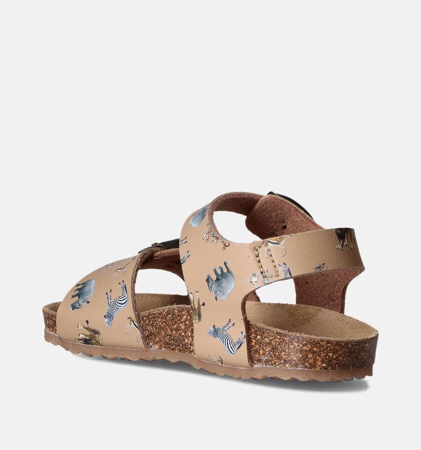 Little David Safari 1 Sandales pour bébé en Taupe pour filles, garçons (356061)