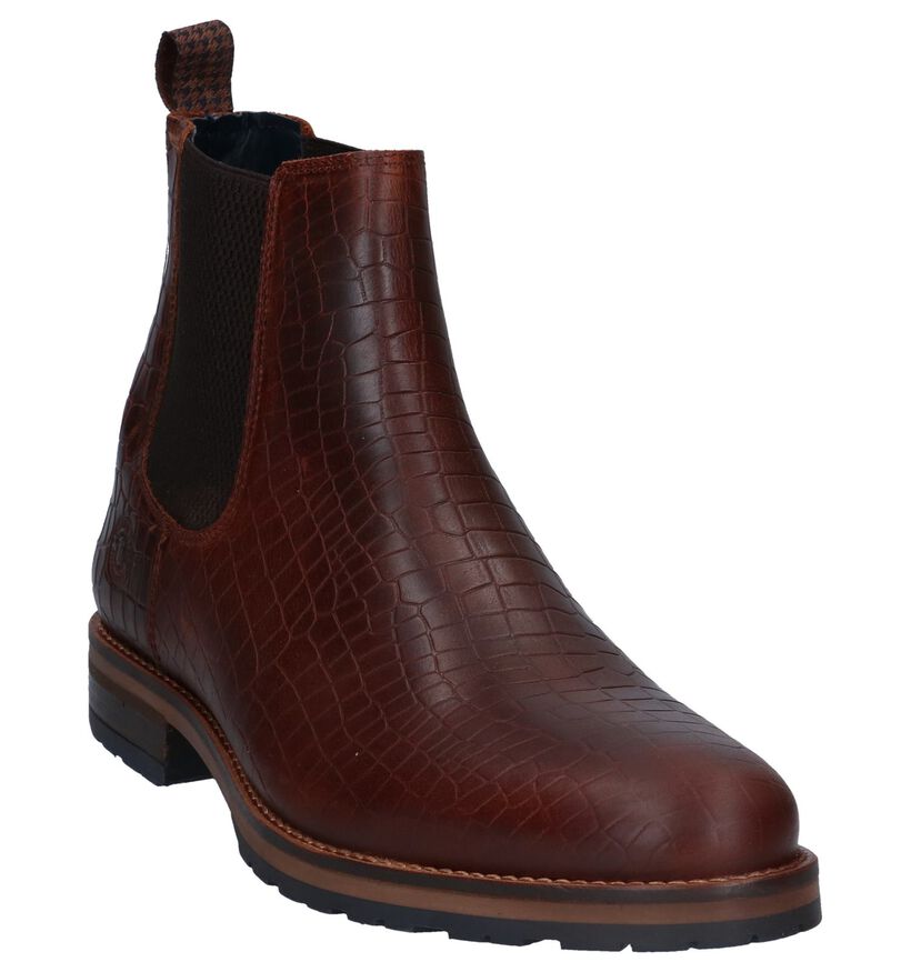 Bruine Chelsea Boots Bullboxer in leer (260598)