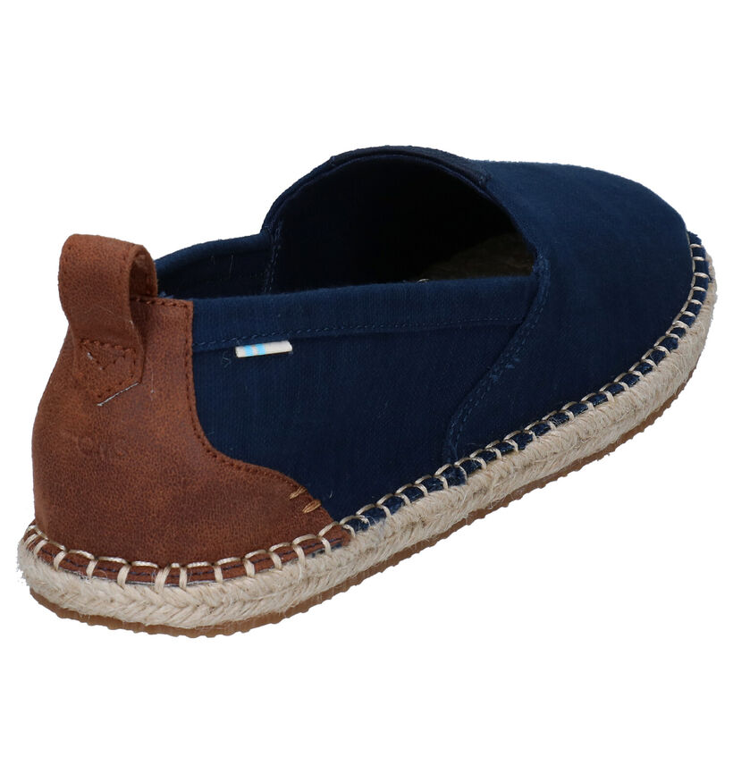 Toms Men Arta Espadrilles en Bleu en textile (288349)