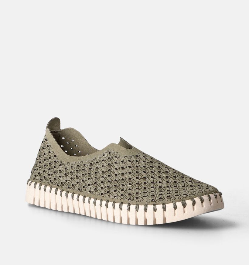 Ilse Jacobsen Tulip Chaussures à enfiler en Vert pour femmes (355837) - pour semelles orthopédiques