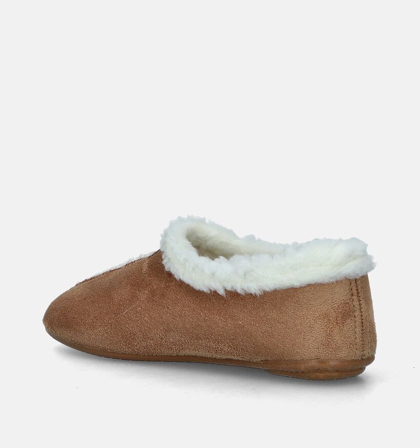 Torfs Home Pantoufles fermées en Beige pour femmes (349200)