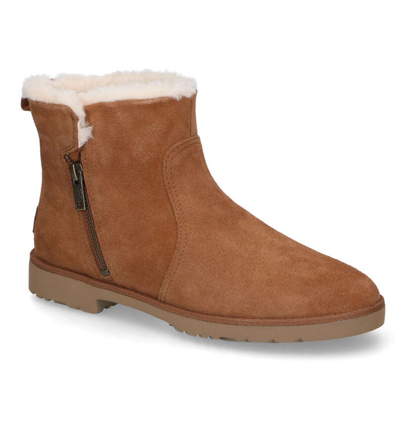 UGG Romely Bottines en Cognac pour femmes (313757)