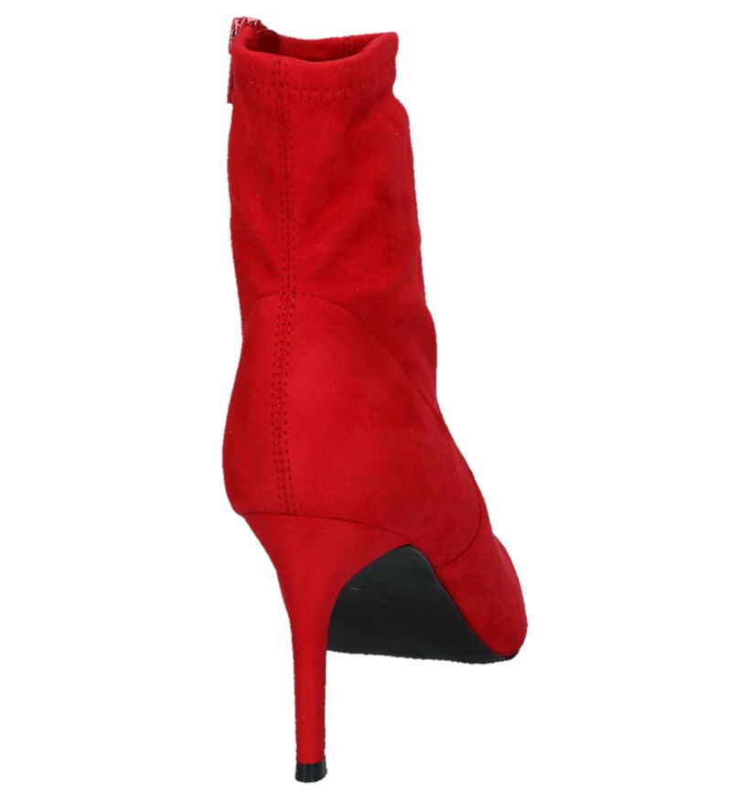 Steve Madden Lava Bottes basses en Rouge en textile (225276)