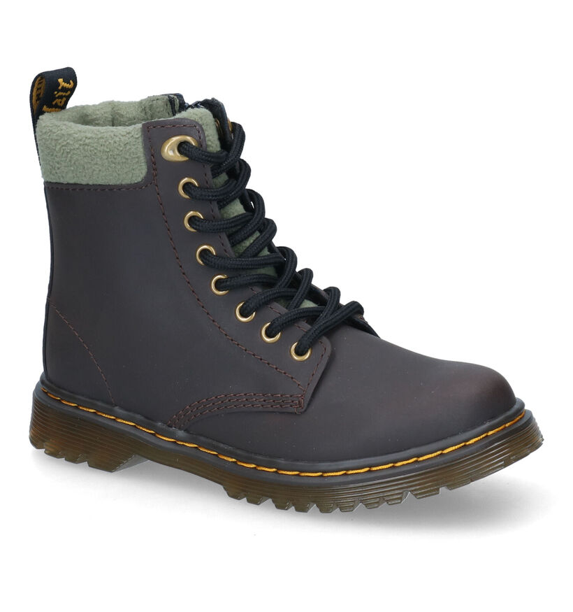 Dr.Martens 1460 Collar J Bottines en Brun pour garçons (312771)