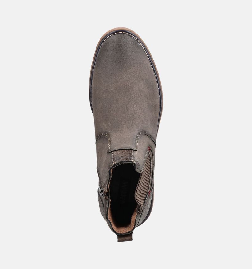 Mustang Donkerbruine Boots Chelsea voor heren (378978)