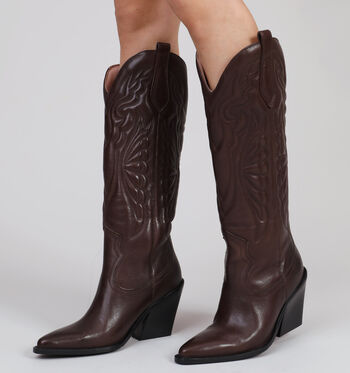 Bronx Laarzen Zwart/Bruin