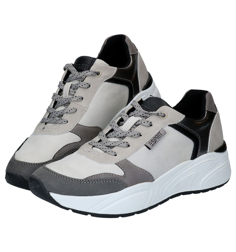 Esprit Baskets basses en Gris en simili cuir (279817)