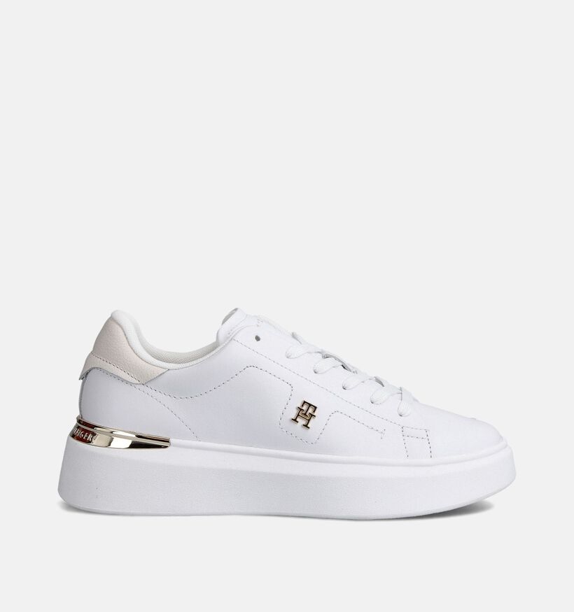 Tommy Hilfiger Fashion Court Baskets en Blanc pour femmes (358652) - pour semelles orthopédiques