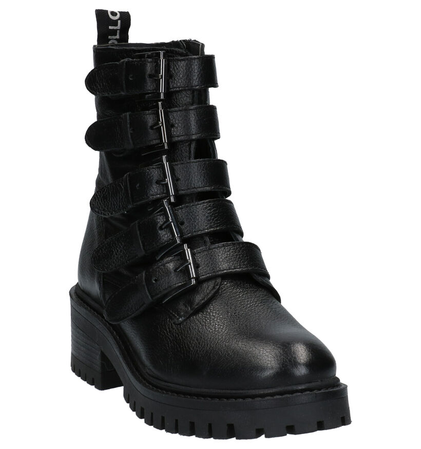 Poelman Klara Bottines en Noir en cuir (264698)