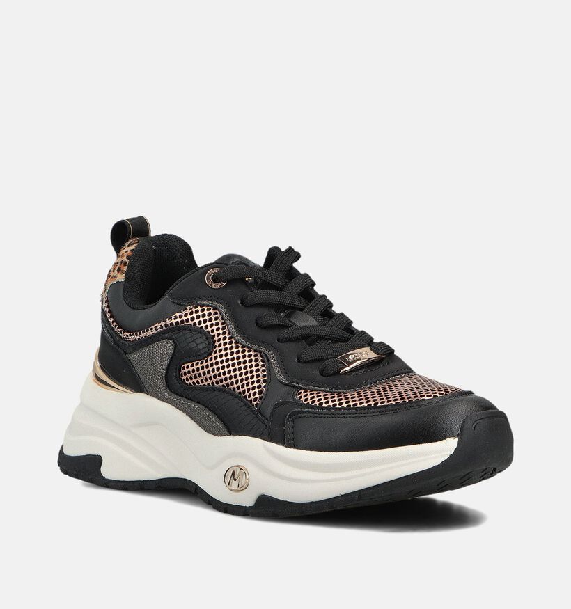 Mexx Palma Ora Zwarte Sneakers voor dames (360049) - geschikt voor steunzolen