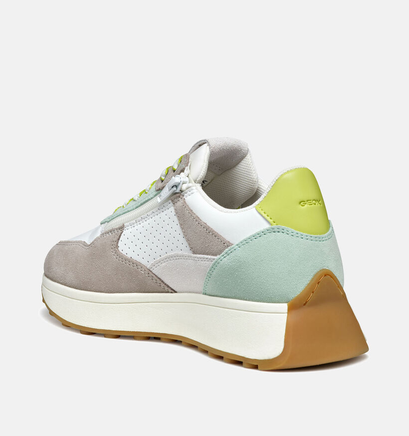 Geox Amabel A Groene Sneakers voor dames (353783) - geschikt voor steunzolen