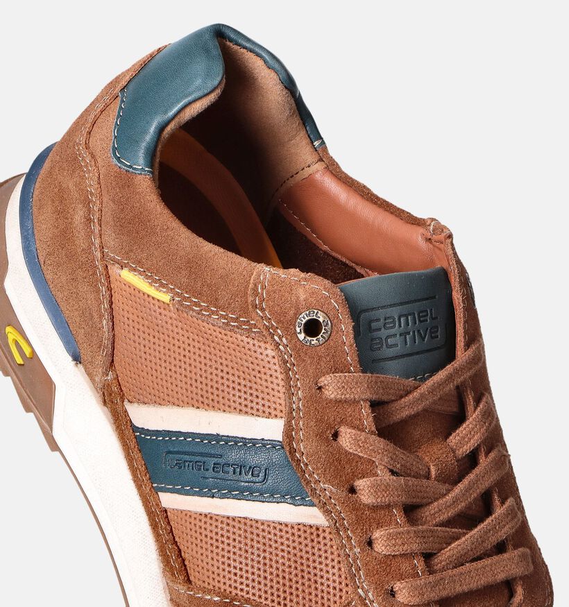Camel Active Cognac Veterschoenen voor heren (355548) - geschikt voor steunzolen