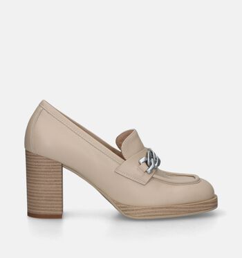 Enkelpumps beige