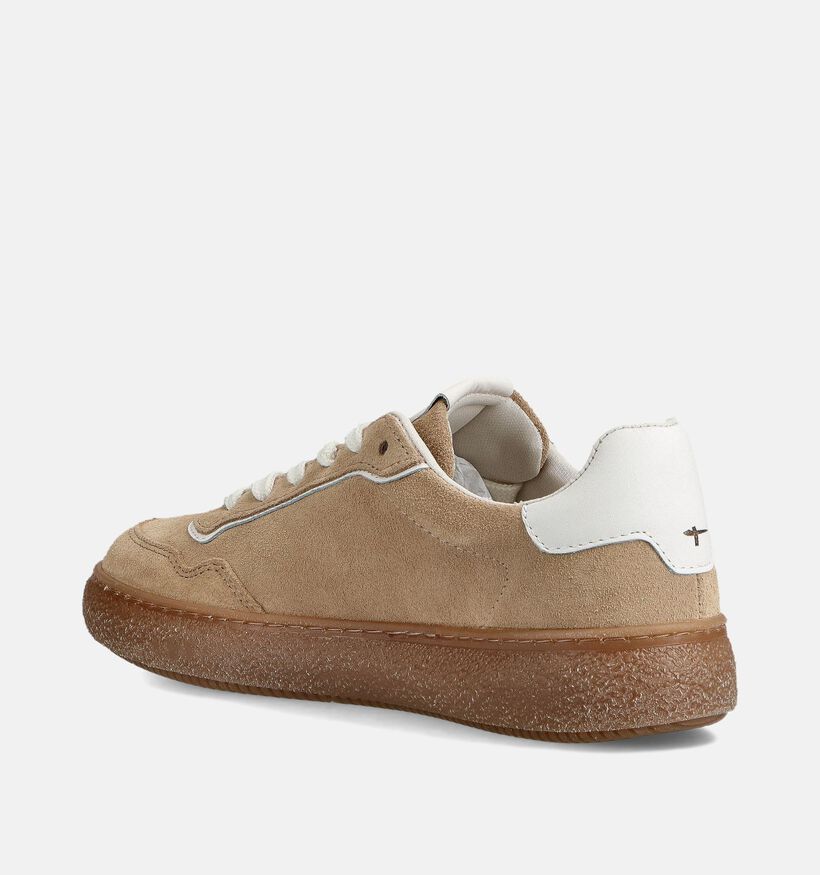 Tamaris Touch It Beige Sneakers voor dames (365037) - geschikt voor steunzolen