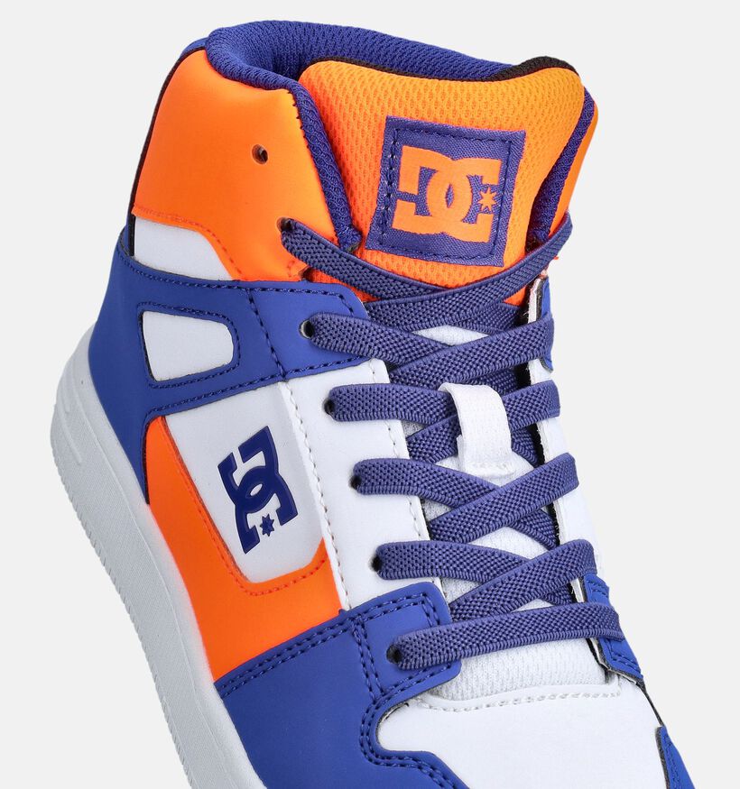 DC Shoes Rebound Baskets montantes en Bleu pour filles, gar&ccedil;ons (368717) - pour semelles orthop&eacute;diques