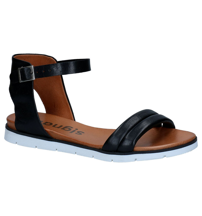 Signatur Blauwe Sandalen in leer (293035)