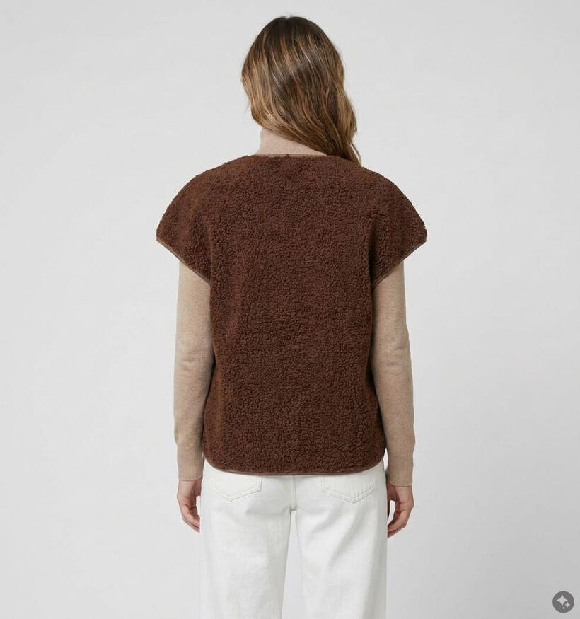 Laurent David Manteau court en Marron pour femmes (382010)