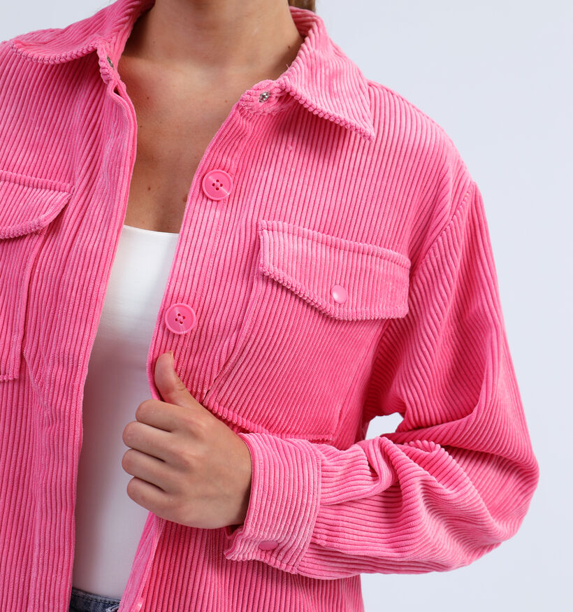 Vero Moda Sascha Roze Corduroy hemd voor dames (330896)