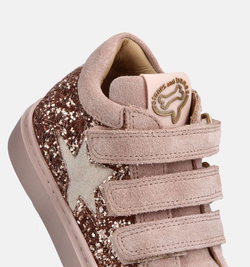 STONES and BONES Flax Chaussures hautes en Rose pour filles (362017) - pour semelles orthopédiques