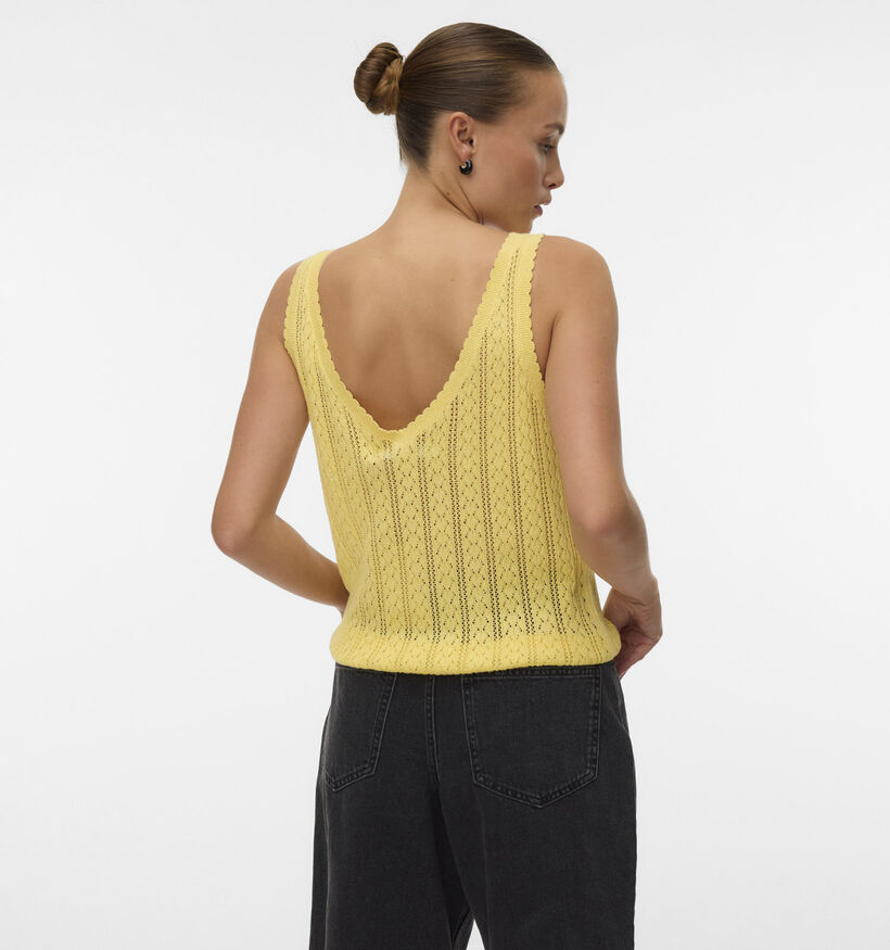 Vero Moda Lux Light D&eacute;bardeur en Jaune pour femmes (369400)