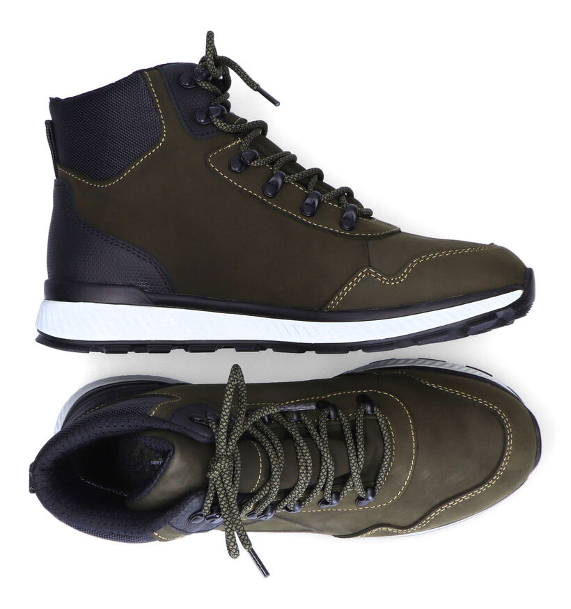 Safety Jogger Adventure Street Chaussures de randonnée en Cognac pour hommes (326991) - pour semelles orthopédiques
