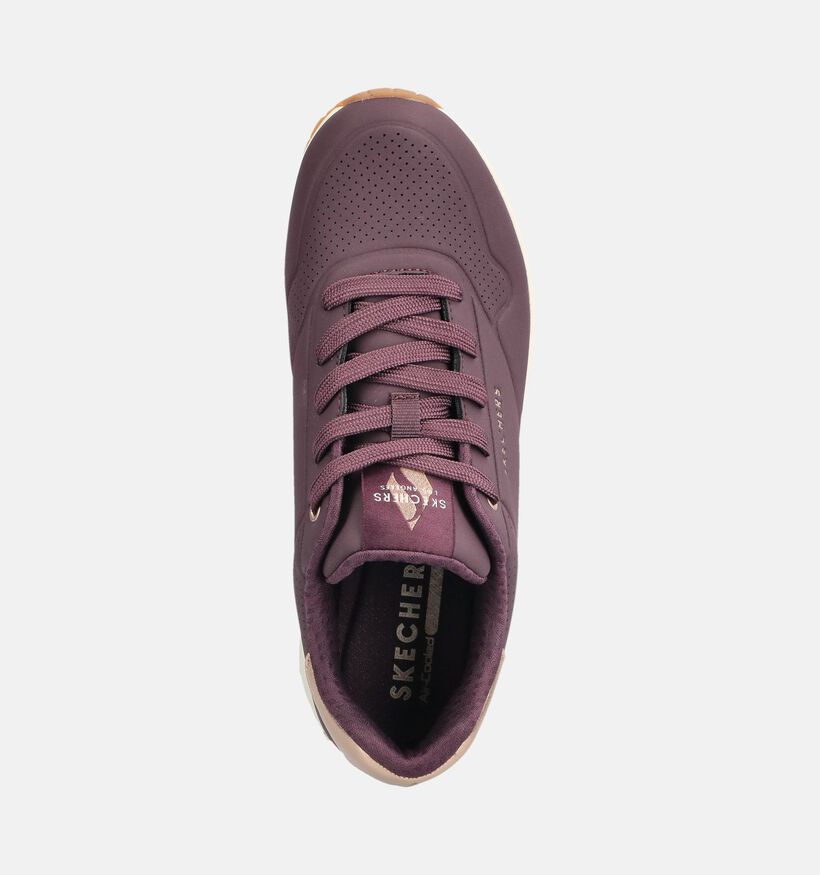 Skechers Uno Golden Air Baskets en Violet fonc&eacute; pour femmes (376922)