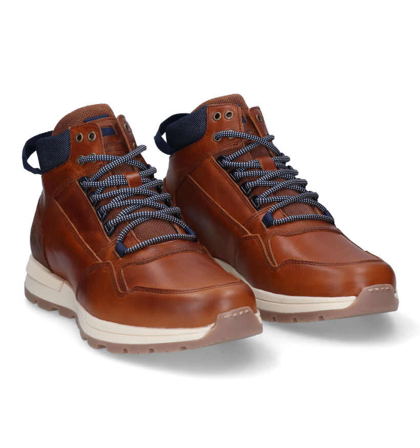 Bullboxer Chaussures hautes en Cognac en cuir (310956)