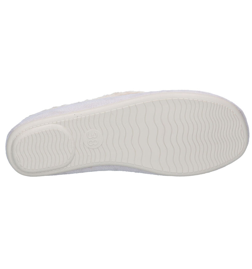 Torfs Home Pantoufles fermées en Gris pour femmes (317495)
