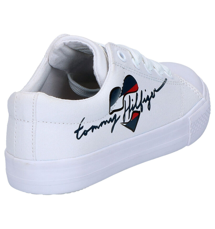 Tommy Hilfiger Witte Sneakers in stof (266558)