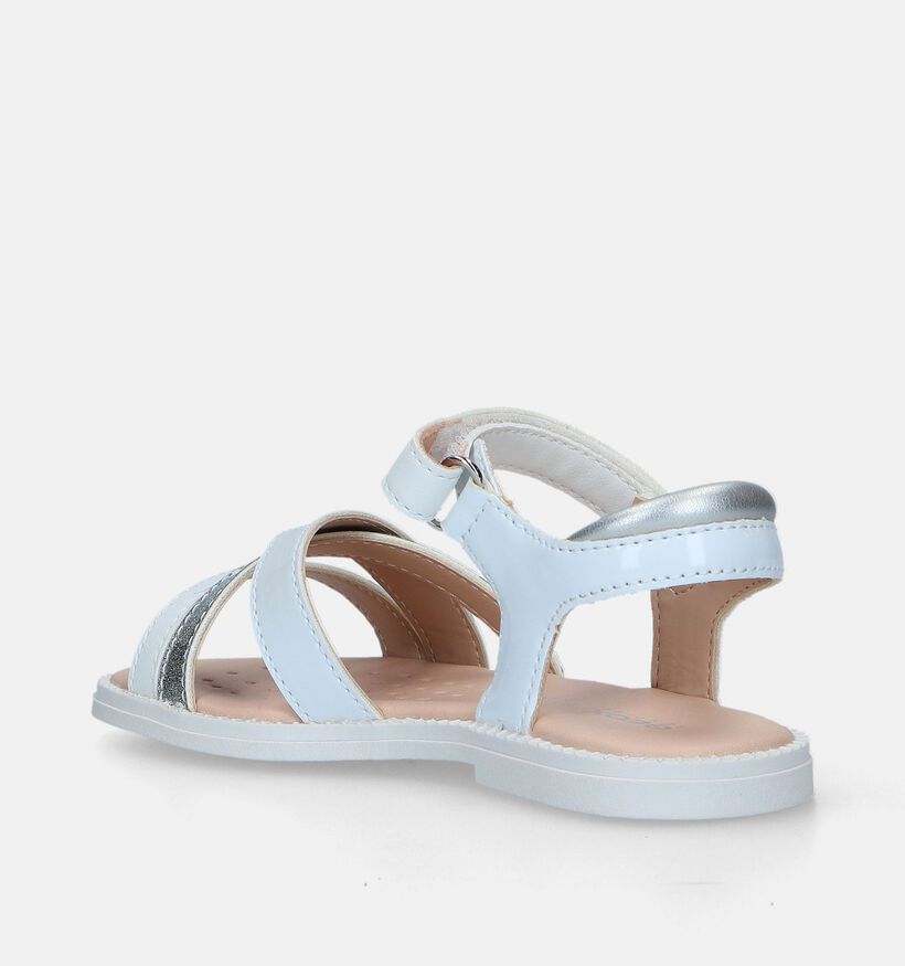 Geox Karly Sandales en Blanc pour filles (337697)