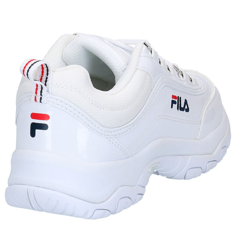 Fila Strada Baskets en Blanc en verni (265580)