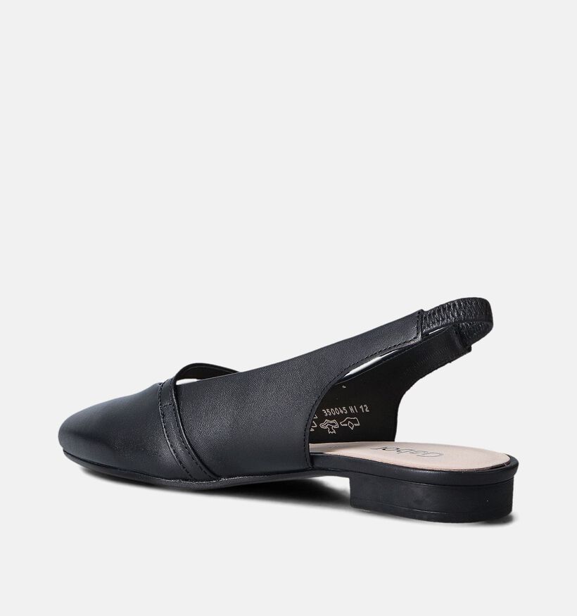 Gabor Escarpins slingback en Noir pour femmes (356672)