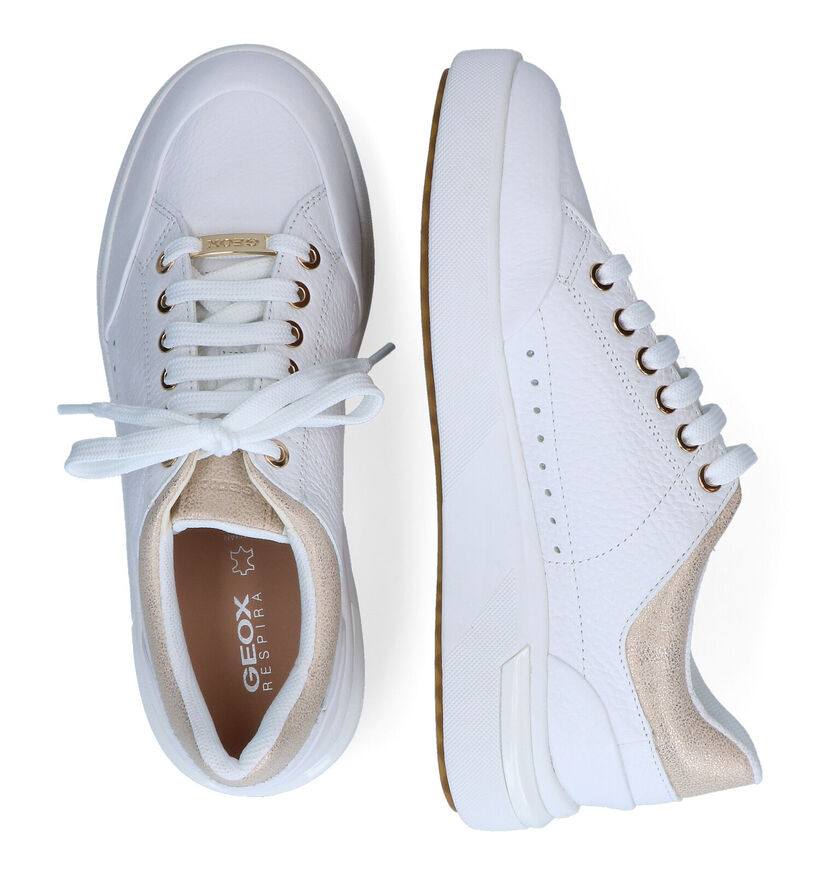 Geox Dalya Chaussures à lacets en Blanc pour femmes (303524) - pour semelles orthopédiques