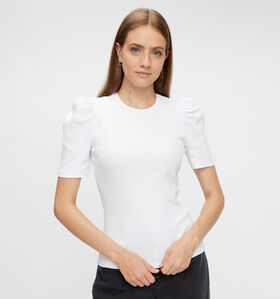 Pieces Anna T-shirt en Blanc (298664)