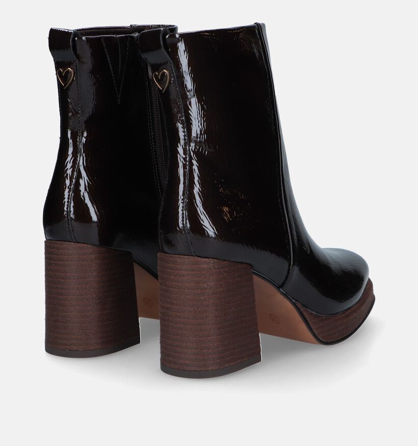 Marco Tozzi Bottines avec talon carré en Marron pour femmes (330649)