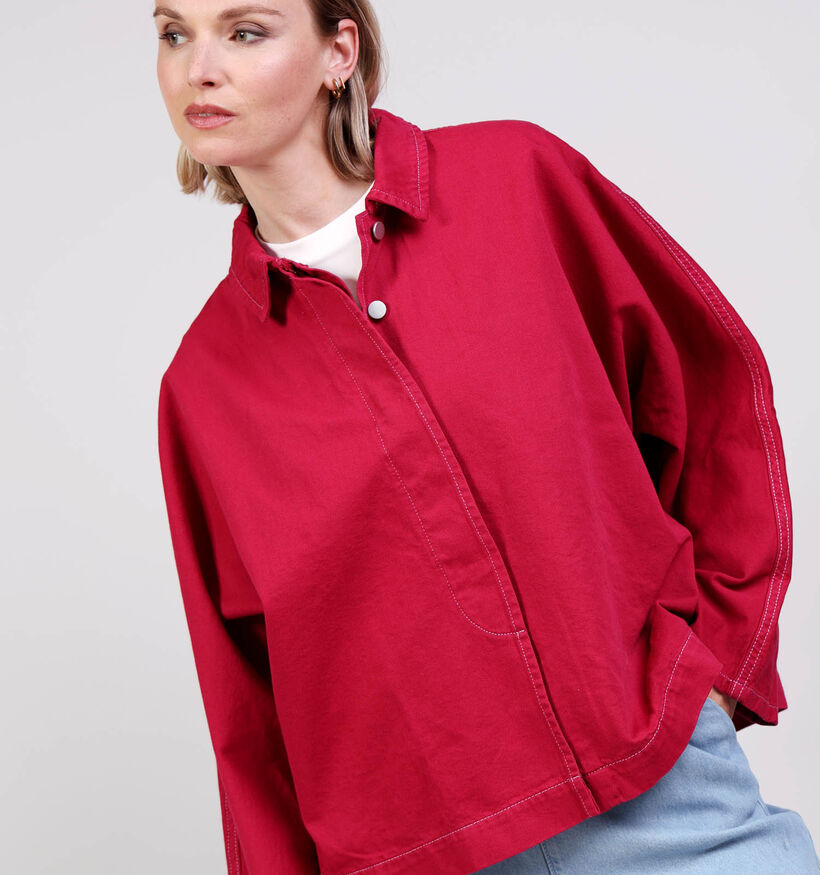 Vila Creek Oversized Denim Rode Hemd voor dames (369487)