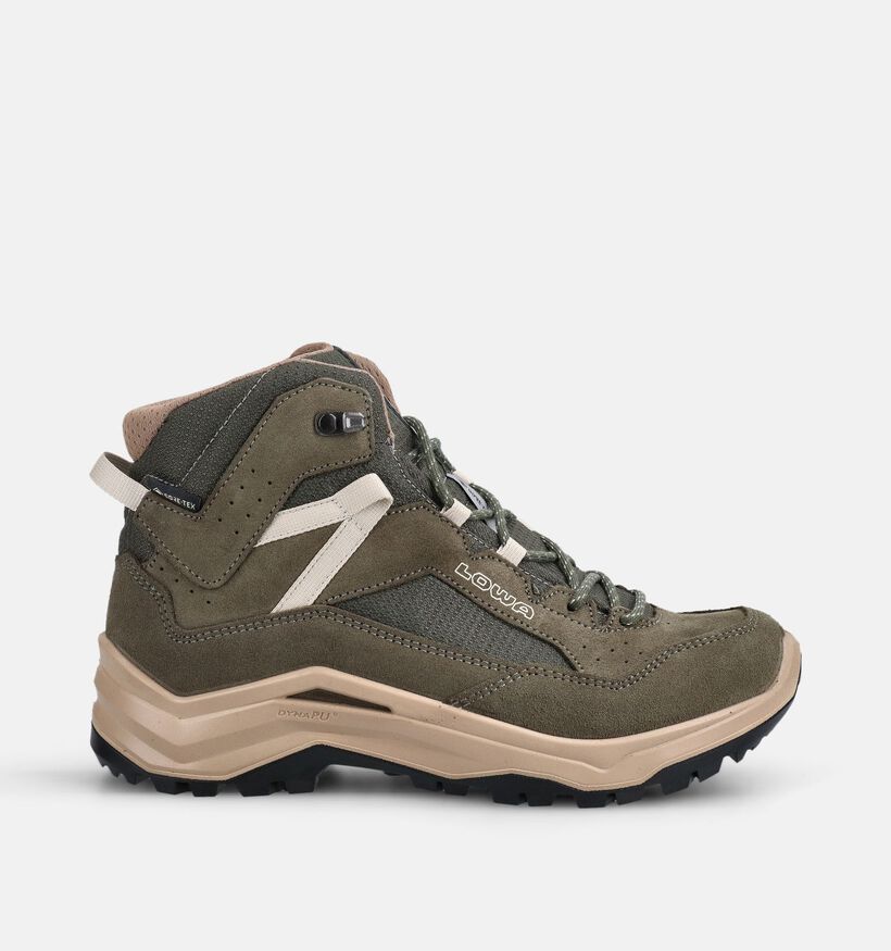LOWA Ventierra GTX Kaki Wandelschoenen voor dames (374312) - geschikt voor steunzolen