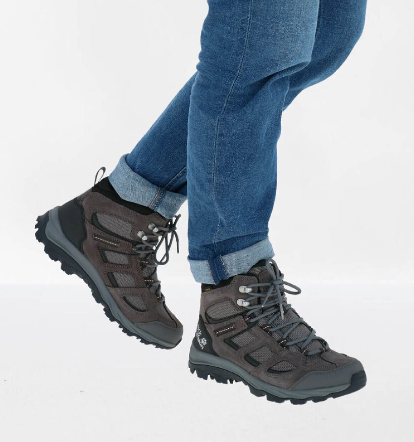 Jack Wolfskin Vojo 3 Texapore Chaussures de randonnée en Gris pour femmes (302171) - pour semelles orthopédiques