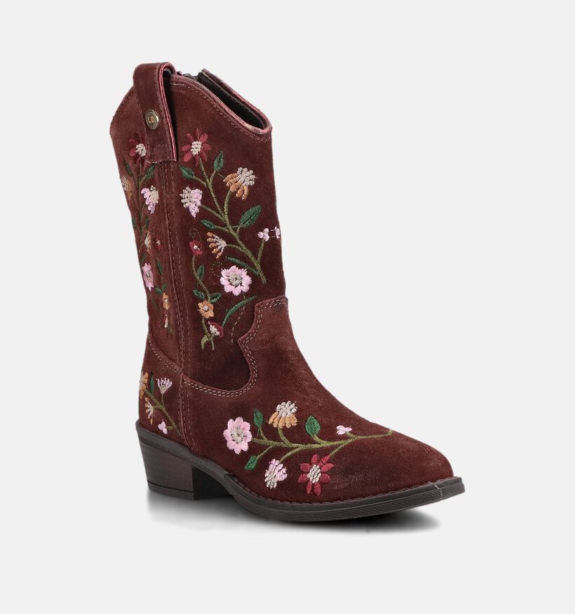 Little David Bordeaux Lange Laarzen met Rits voor meisjes (378831)