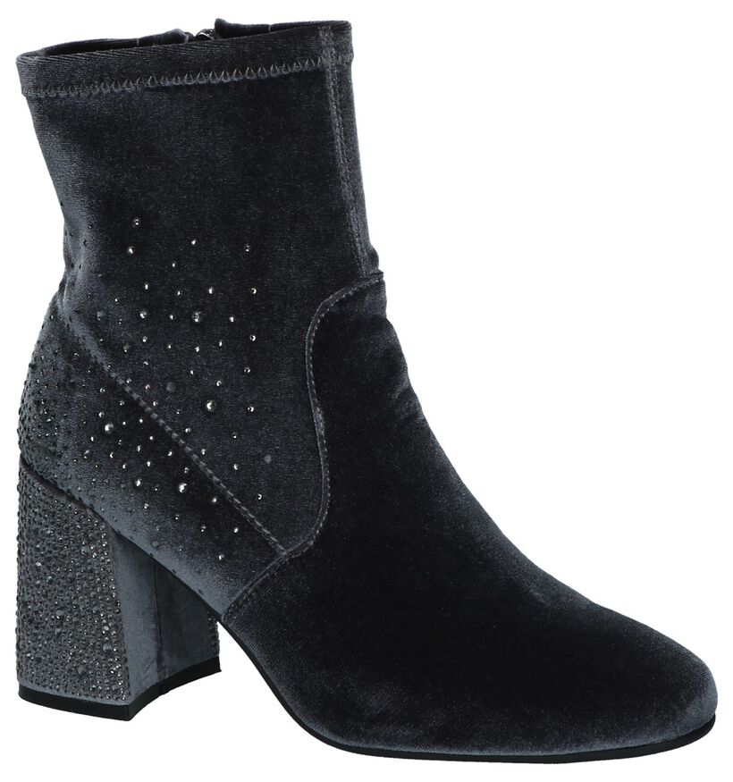 Alma en Pena Bottes basses en Gris en textile (229935)