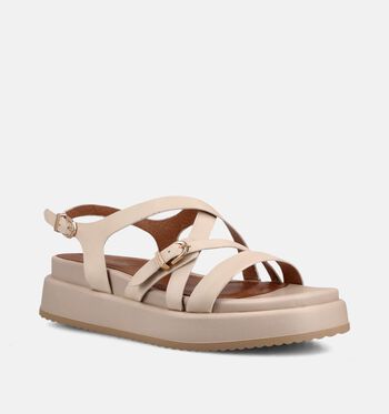 Tamaris Sandales Noir/Beige/Cognac