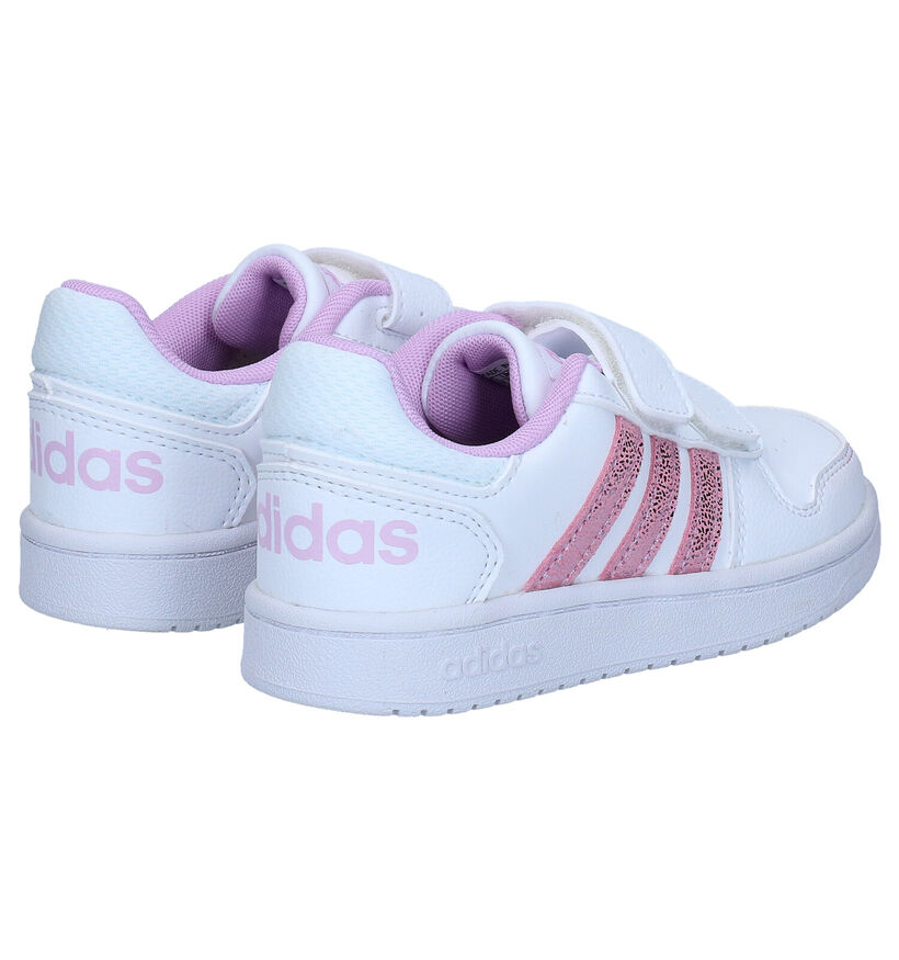 adidas Hoops Witte Sneakers in kunstleer (284523)