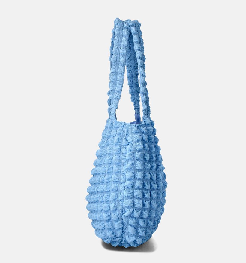 Pieces Finna Waffle Shopper Blauw voor dames (351097)