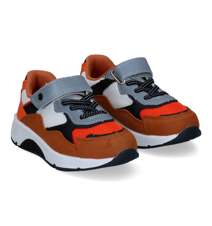 Milo & Mila Cognac Sneakers voor jongens (305288)